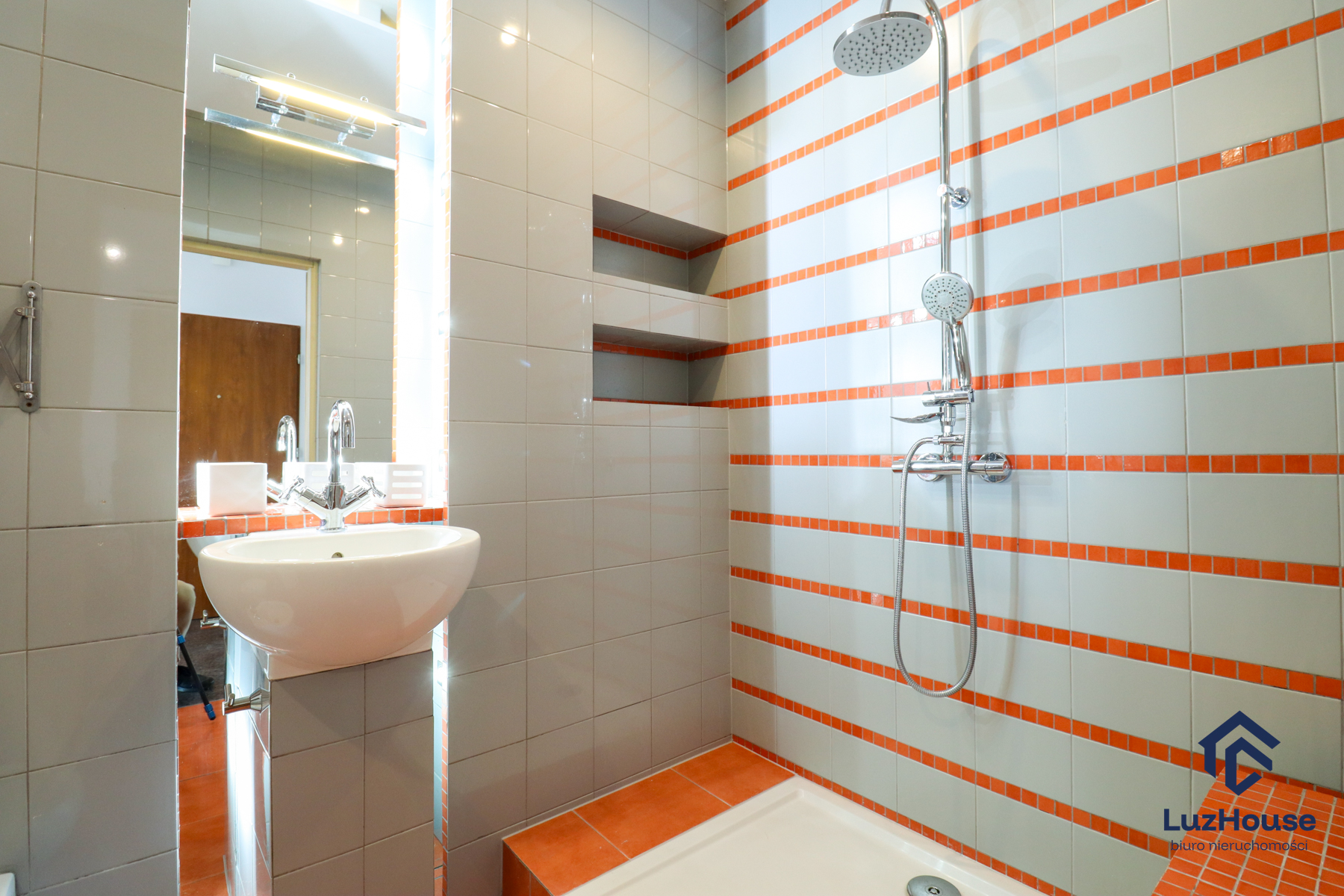2 pokoje | 54 m² | Klimatyzacja | Duży balkon | Garderoba | Kliny