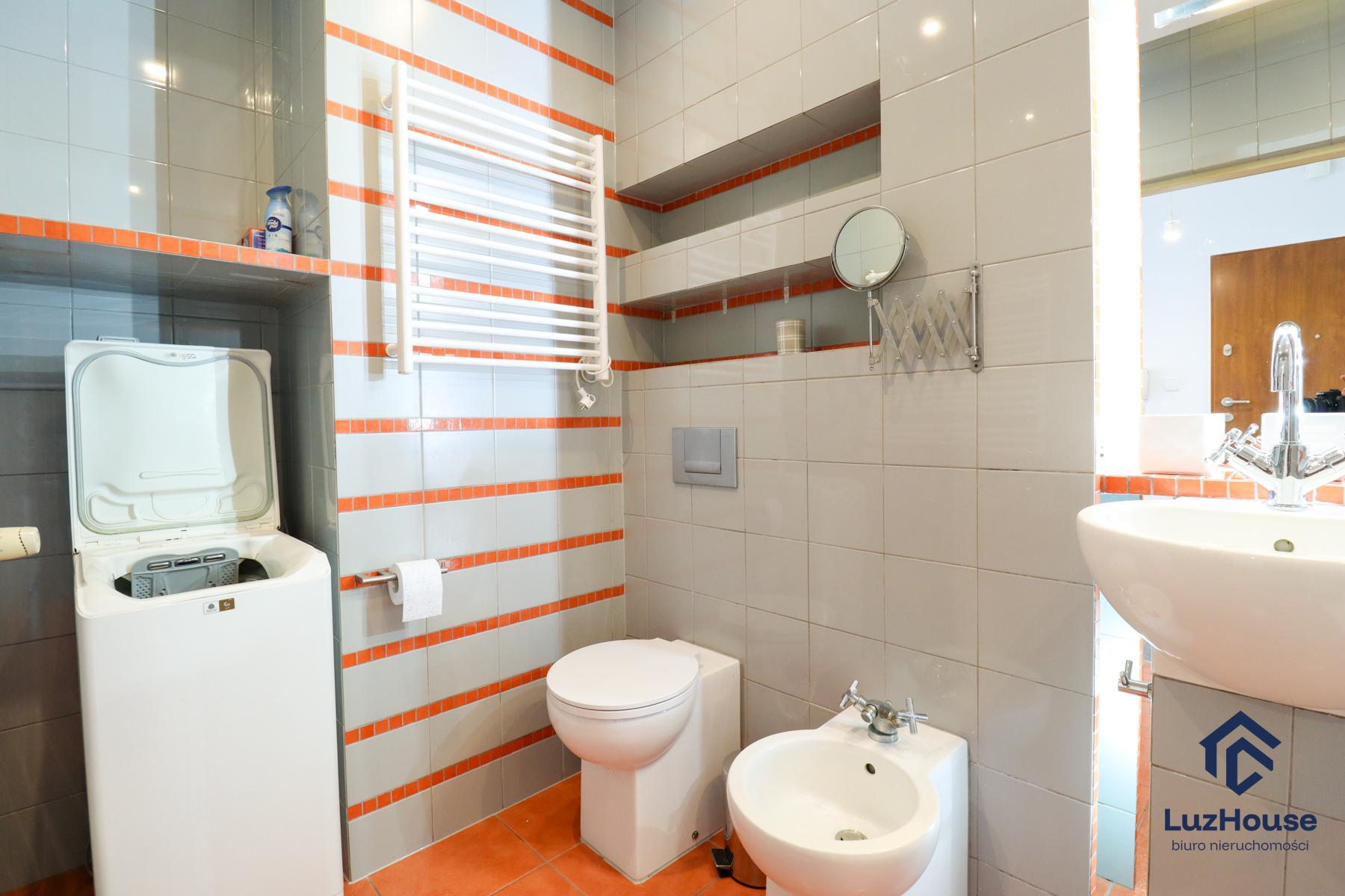 2 pokoje | 54 m² | Klimatyzacja | Duży balkon | Garderoba | Kliny