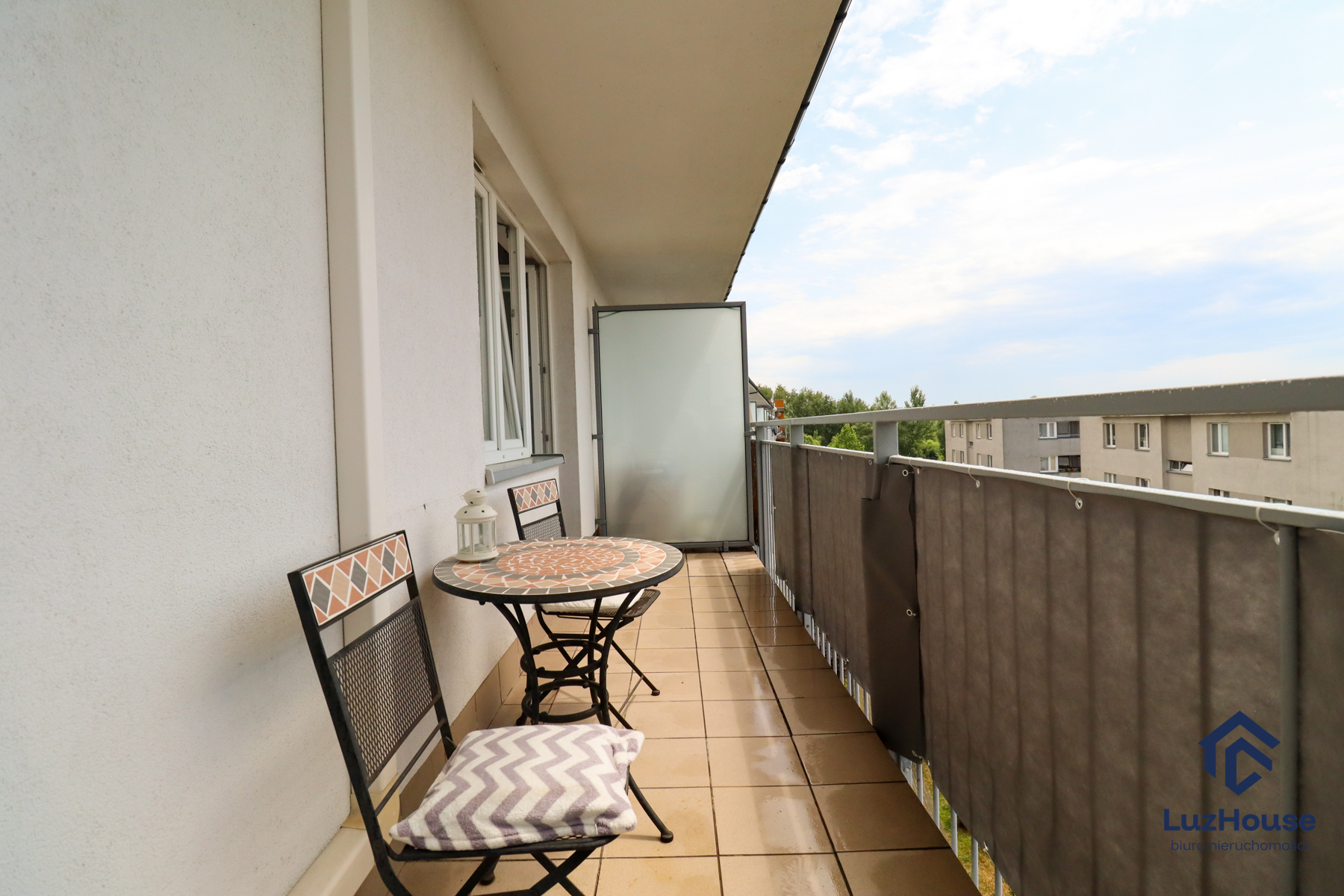 2 pokoje | 54 m² | Klimatyzacja | Duży balkon | Garderoba | Kliny
